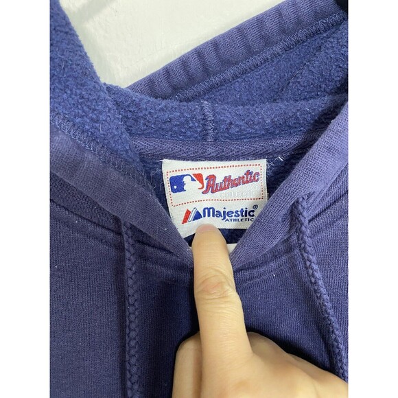 New York Yankees Vintage 2003 MLB playoffs Sweatshirt Hoodie distressed mens M - Picture 7 of 7